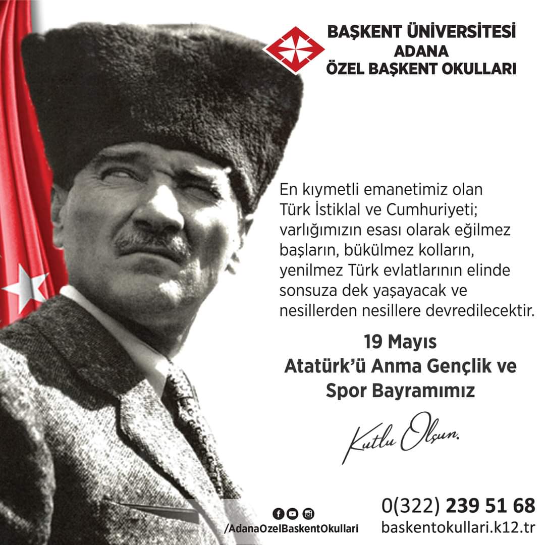 19 Mayıs Atatürk'ü Anma, Gençlik ve Spor Bayramı