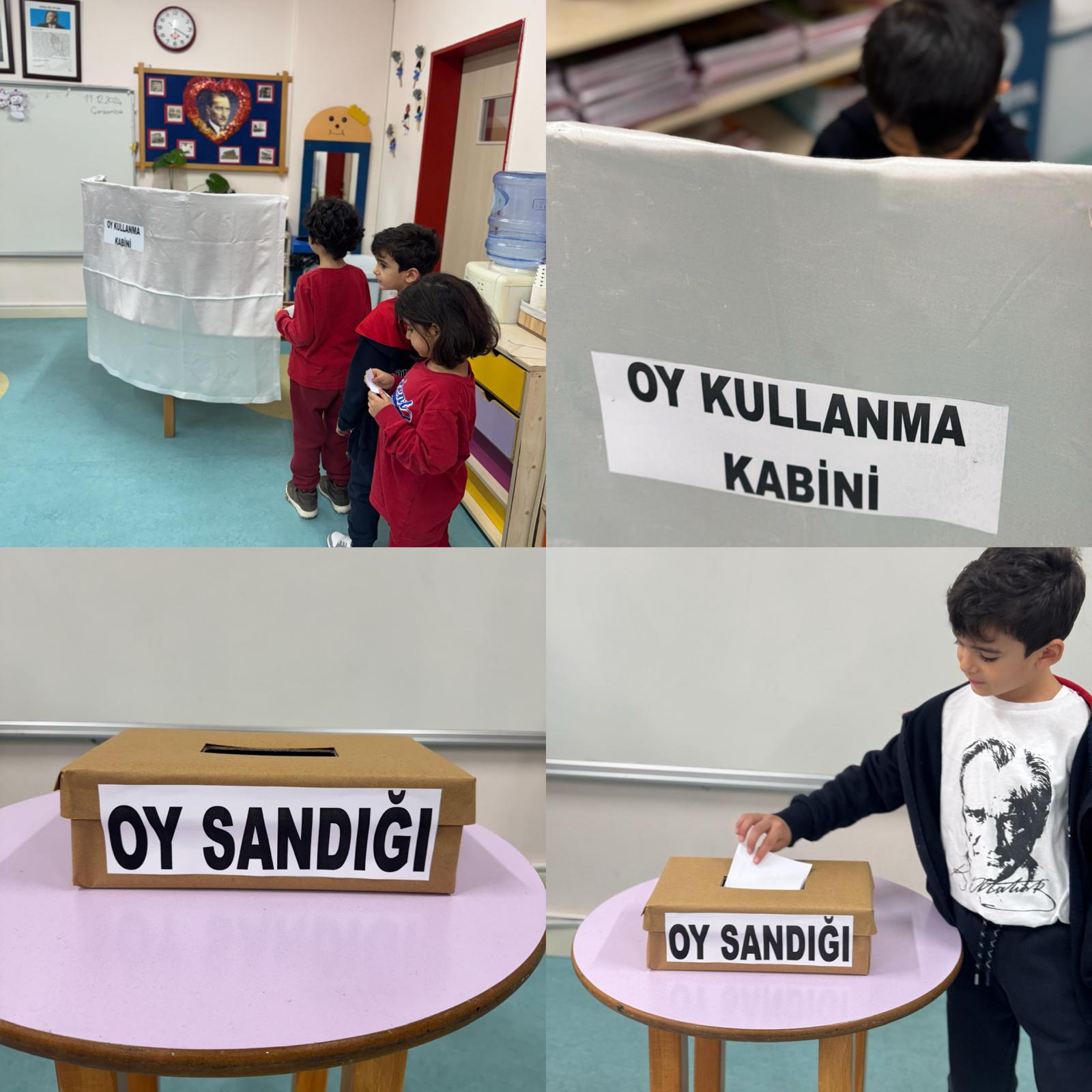 İNSAN HAKLARI GÜNÜ İÇİN OY KULLANMA ETKİNLİĞİ